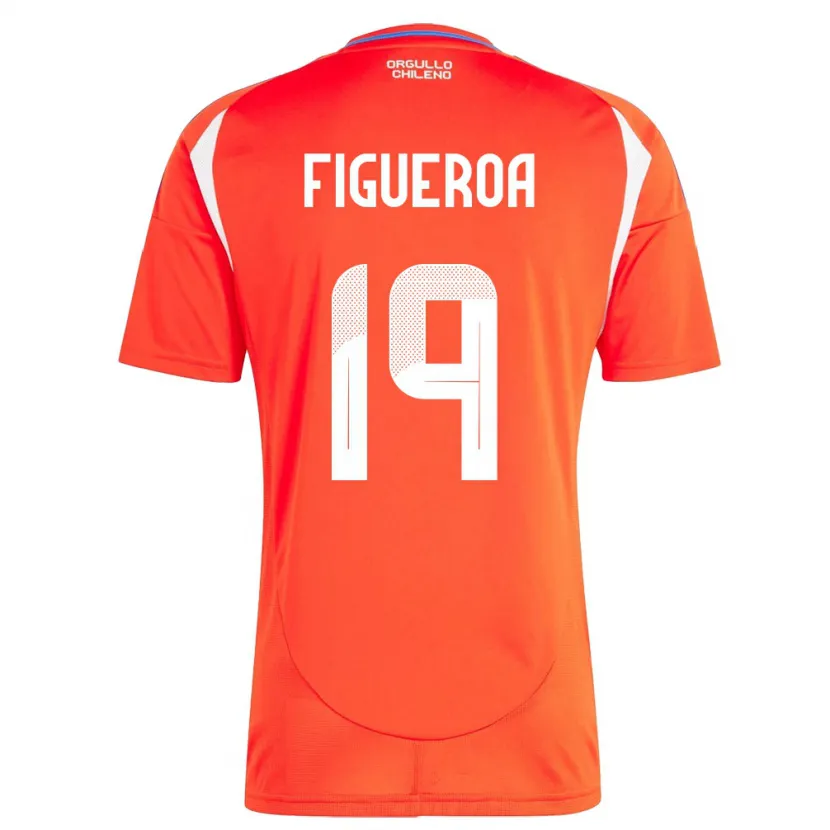 Danxen Kid Chile Catalina Figueroa #19 Red Home Jersey 24-26 T-Shirt