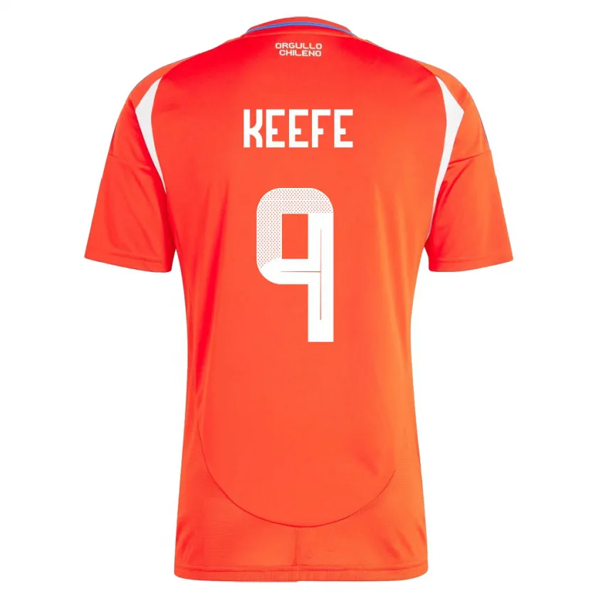 Danxen Kid Chile Sonya Keefe #9 Red Home Jersey 24-26 T-Shirt