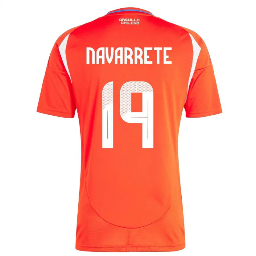 Danxen Kid Chile Valentina Navarrete #19 Red Home Jersey 24-26 T-Shirt