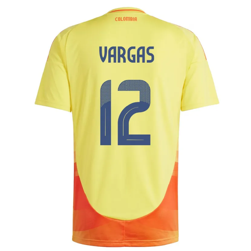 Danxen Kid Colombia Camilo Vargas #12 Yellow Home Jersey 24-26 T-Shirt