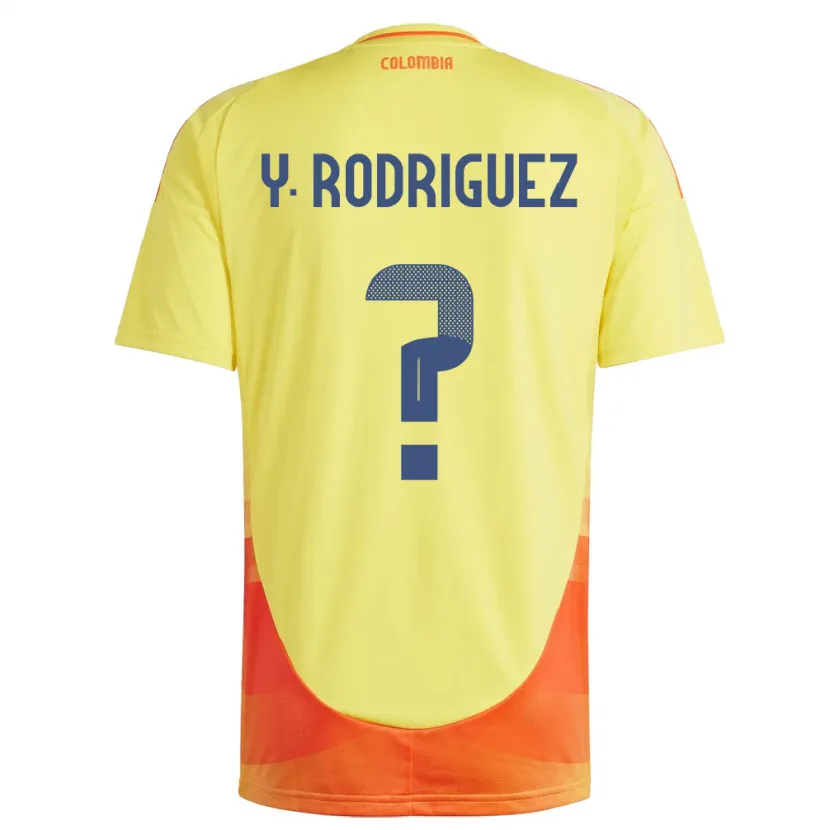 Danxen Kid Colombia Yefrei Rodríguez #0 Yellow Home Jersey 24-26 T-Shirt