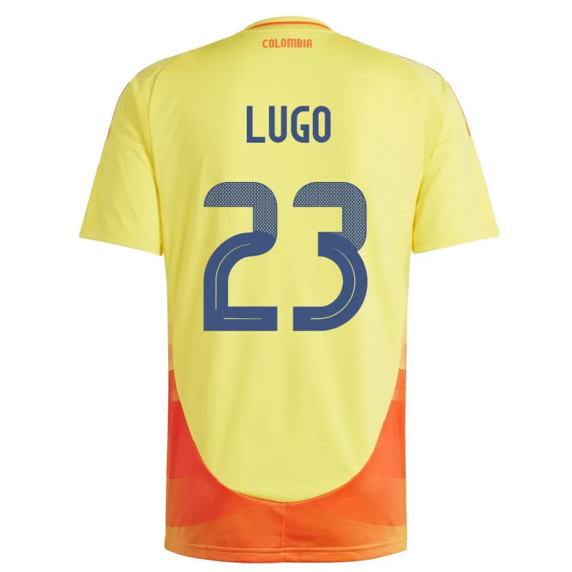 Danxen Kid Colombia Michelle Lugo #23 Yellow Home Jersey 24-26 T-Shirt