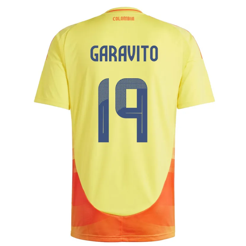 Danxen Kid Colombia Laura Garavito #19 Yellow Home Jersey 24-26 T-Shirt