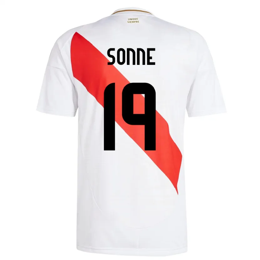 Danxen Kid Peru Oliver Sonne #19 White Home Jersey 24-26 T-Shirt