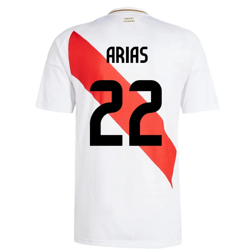 Danxen Kid Peru Brian Arias #22 White Home Jersey 24-26 T-Shirt