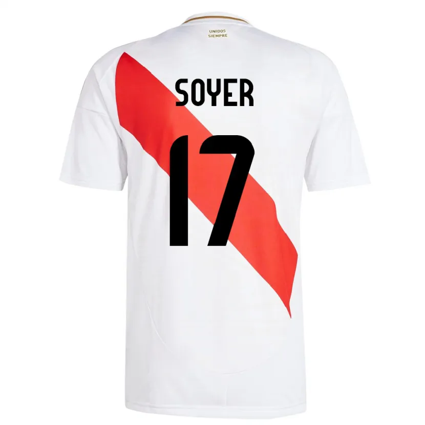 Danxen Kid Peru Bassco Soyer #17 White Home Jersey 24-26 T-Shirt