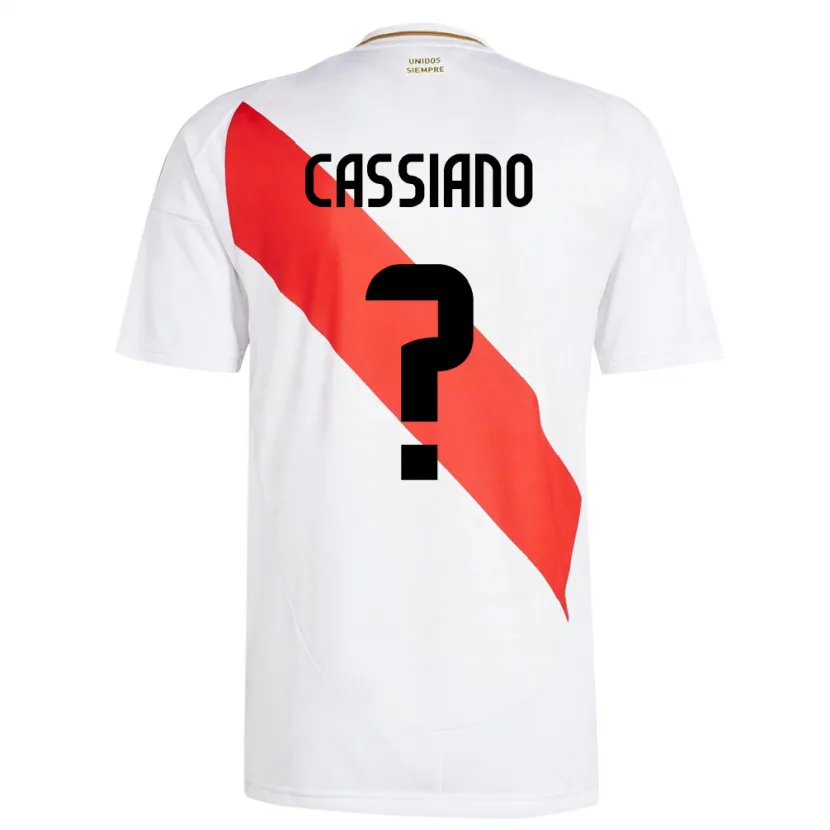 Danxen Kid Peru Franshesko Cassiano #0 White Home Jersey 24-26 T-Shirt