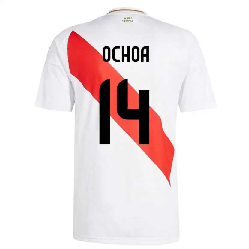 Danxen Kid Peru Victoria Ochoa #14 White Home Jersey 24-26 T-Shirt