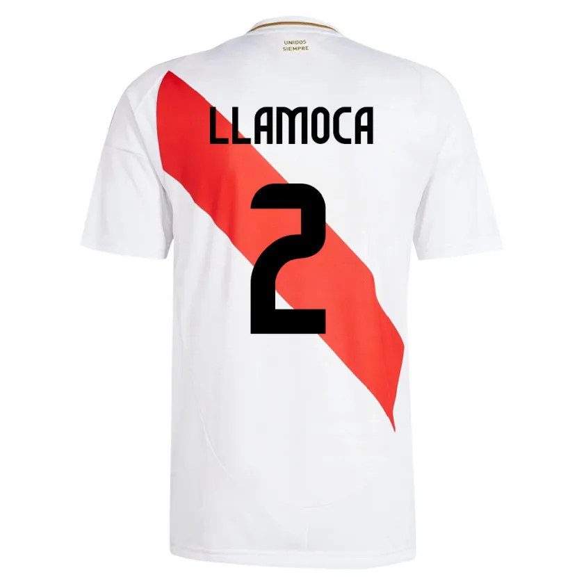 Danxen Kid Peru Braelynn Llamoca #2 White Home Jersey 24-26 T-Shirt