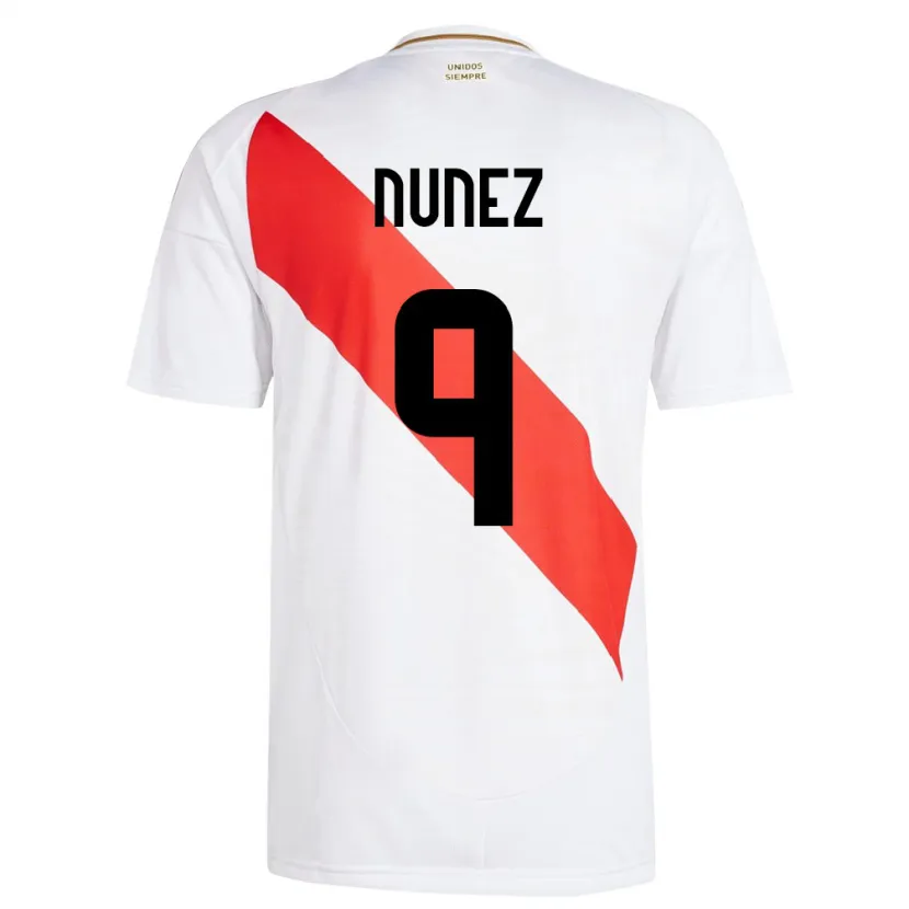 Danxen Kid Peru Pierina Núñez #9 White Home Jersey 24-26 T-Shirt