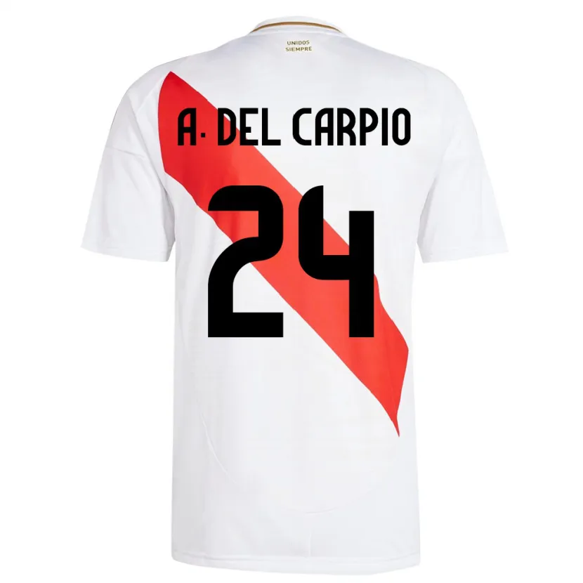 Danxen Kid Peru Annie Del Carpio #24 White Home Jersey 24-26 T-Shirt