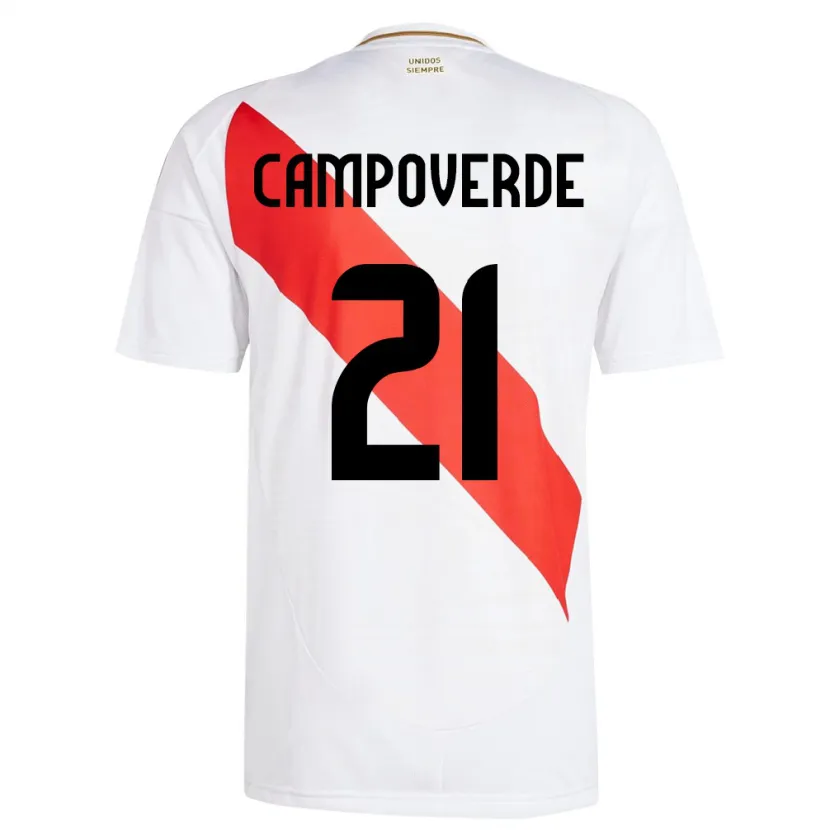 Danxen Kid Peru Luz Campoverde #21 White Home Jersey 24-26 T-Shirt