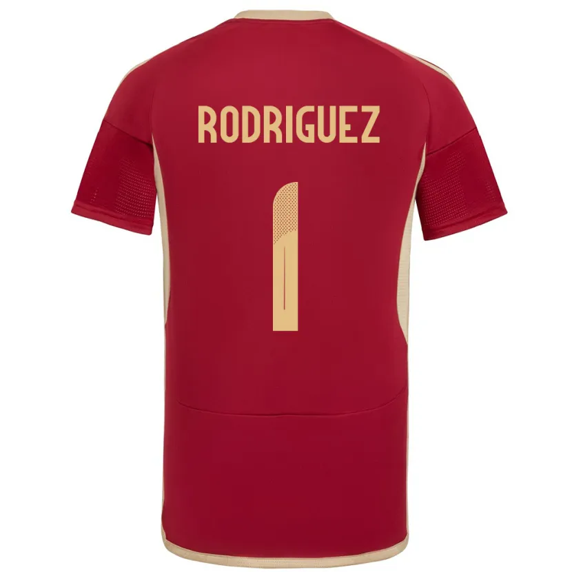 Danxen Kid Venezuela Samuel Rodriguez #1 Burgundy Home Jersey 24-26 T-Shirt