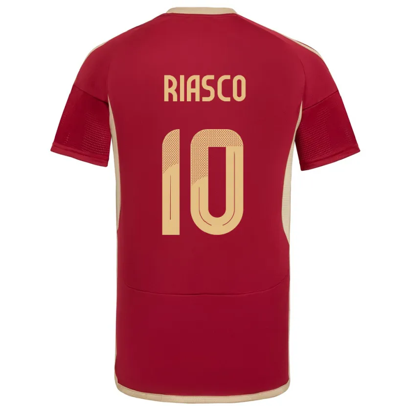 Danxen Kid Venezuela José Riasco #10 Burgundy Home Jersey 24-26 T-Shirt