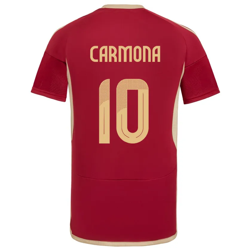 Danxen Kid Venezuela Wikelman Carmona #10 Burgundy Home Jersey 24-26 T-Shirt