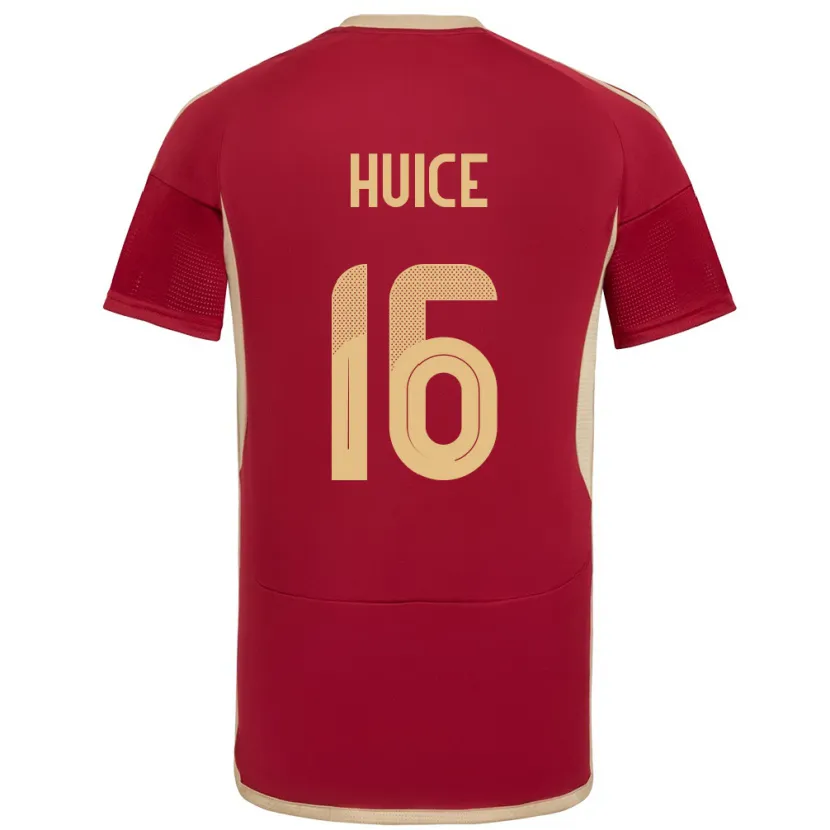 Danxen Kid Venezuela Frangel Huice #16 Burgundy Home Jersey 24-26 T-Shirt