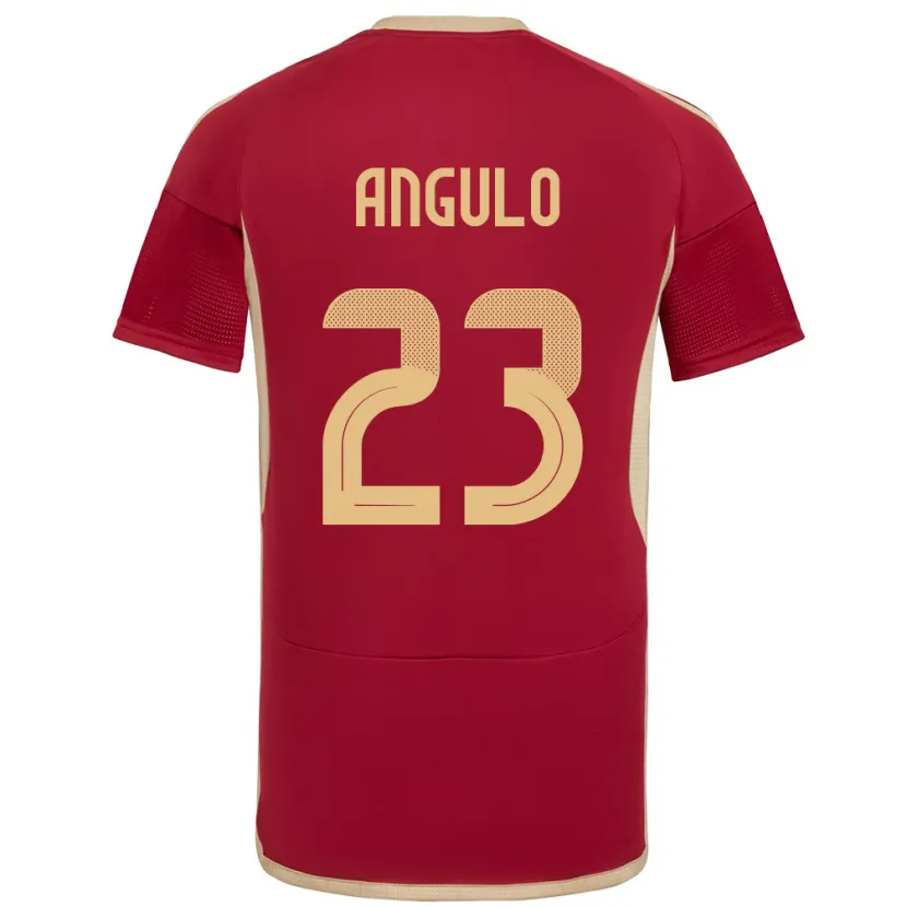 Danxen Kid Venezuela Gabriela Angulo #23 Burgundy Home Jersey 24-26 T-Shirt