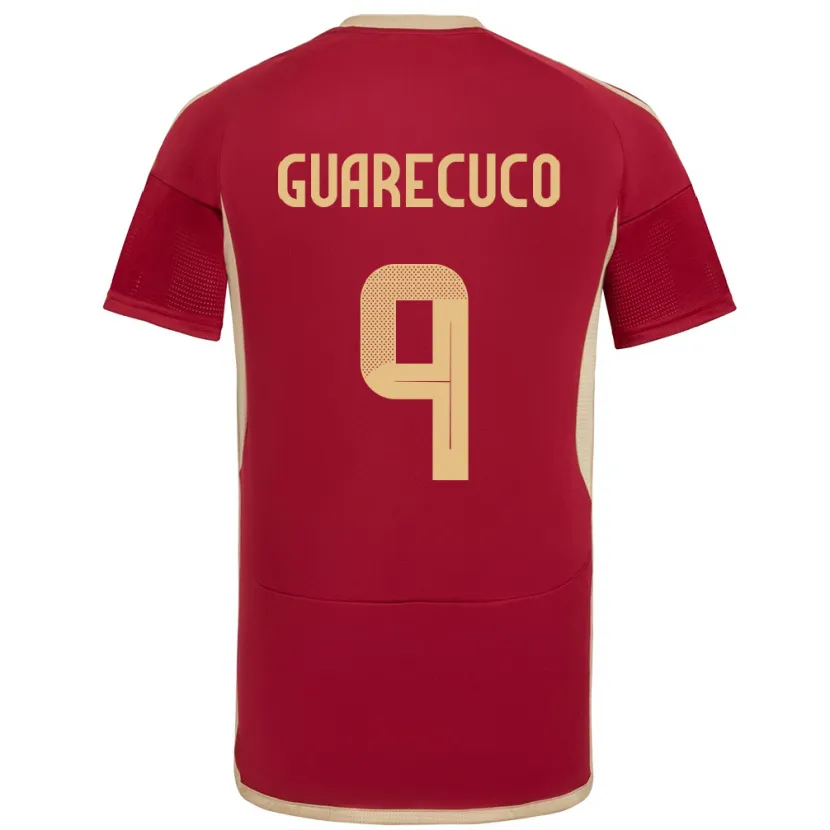 Danxen Kid Venezuela Joemar Guarecuco #9 Burgundy Home Jersey 24-26 T-Shirt