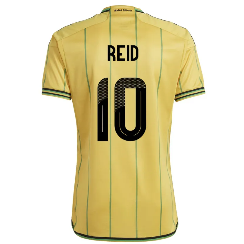 Danxen Kid Jamaica Bobby De Cordova-Reid #10 Yellow Home Jersey 24-26 T-Shirt