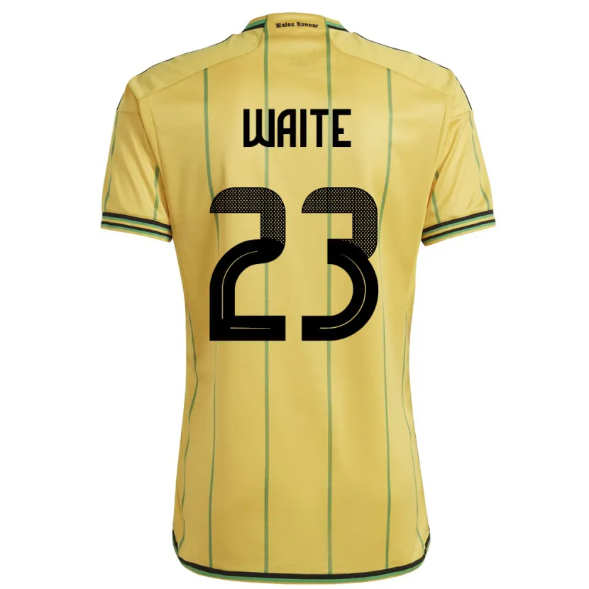 Danxen Kid Jamaica Jahmali Waite #23 Yellow Home Jersey 24-26 T-Shirt