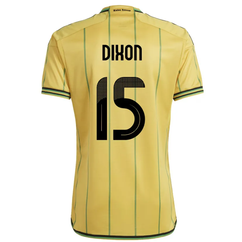 Danxen Kid Jamaica Ahir Dixon #15 Yellow Home Jersey 24-26 T-Shirt