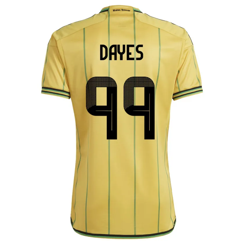 Danxen Kid Jamaica Malikae Dayes #99 Yellow Home Jersey 24-26 T-Shirt