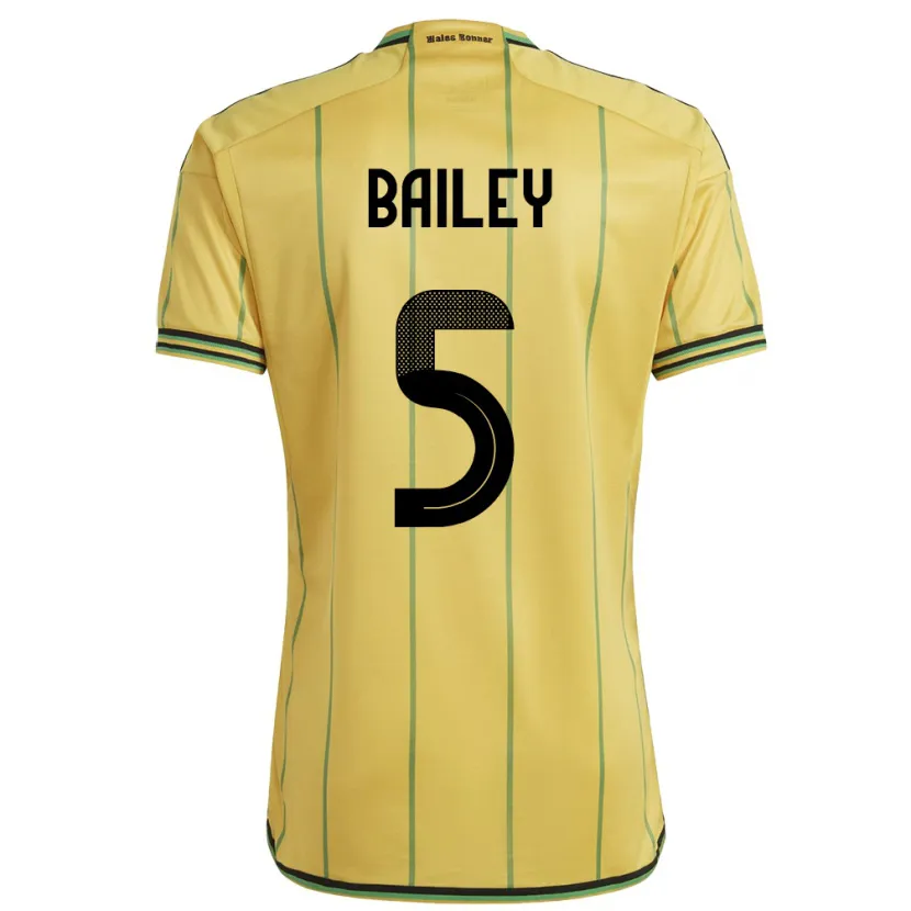 Danxen Kid Jamaica Jade Bailey #5 Yellow Home Jersey 24-26 T-Shirt