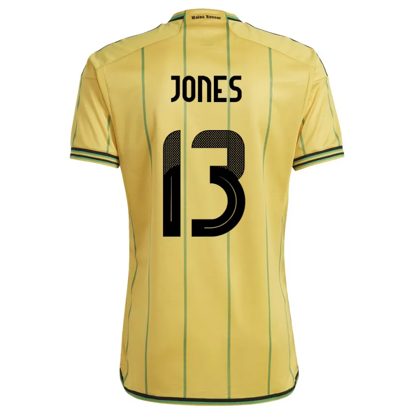 Danxen Kid Jamaica Javanae Jones #13 Yellow Home Jersey 24-26 T-Shirt