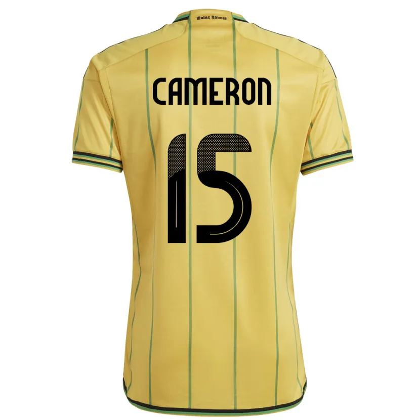 Danxen Kid Jamaica Tiffany Cameron #15 Yellow Home Jersey 24-26 T-Shirt