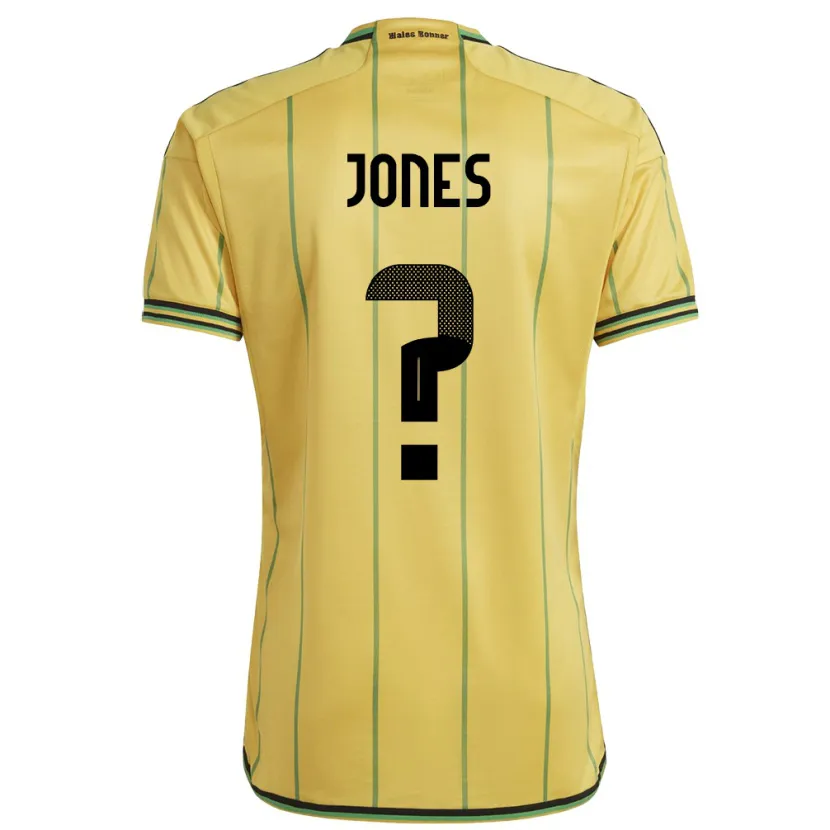 Danxen Kid Jamaica Rachel Jones #0 Yellow Home Jersey 24-26 T-Shirt