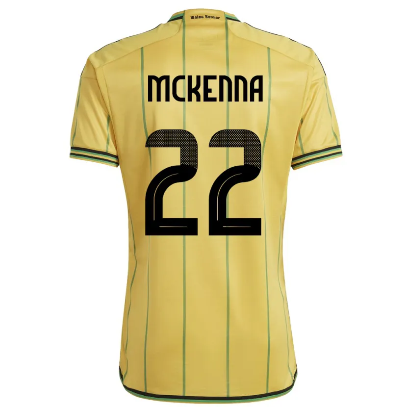 Danxen Kid Jamaica Kayla Mckenna #22 Yellow Home Jersey 24-26 T-Shirt