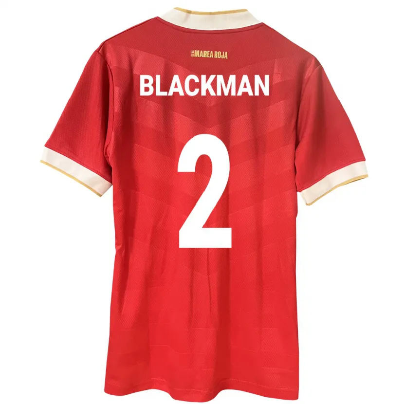 Danxen Kid Panama César Blackman #2 Red Home Jersey 24-26 T-Shirt