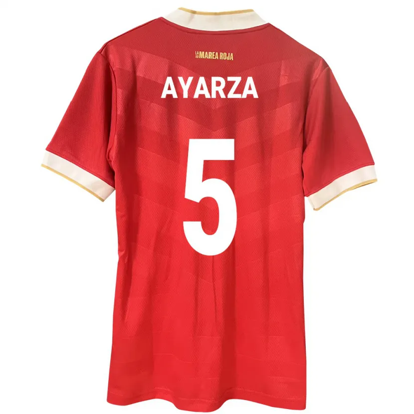 Danxen Kid Panama Abdiel Ayarza #5 Red Home Jersey 24-26 T-Shirt