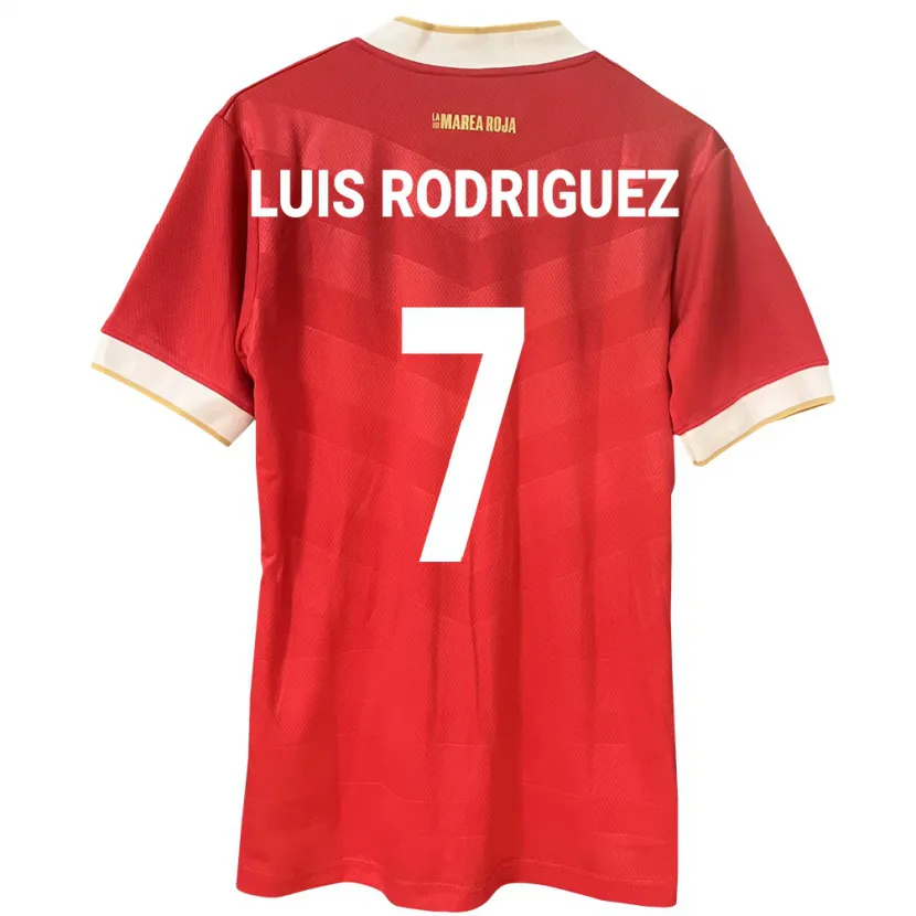 Danxen Kid Panama José Luis Rodríguez #7 Red Home Jersey 24-26 T-Shirt