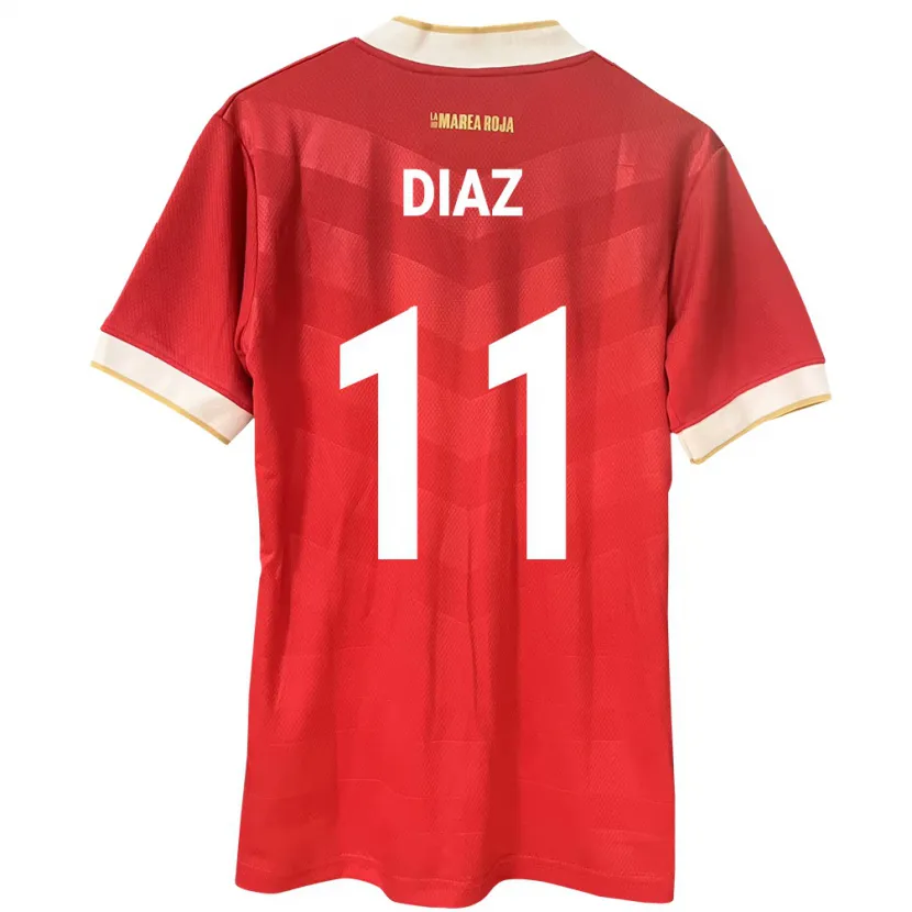 Danxen Kid Panama Ismael Díaz #11 Red Home Jersey 24-26 T-Shirt