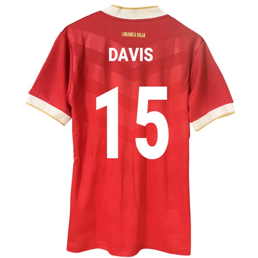 Danxen Kid Panama Éric Davis #15 Red Home Jersey 24-26 T-Shirt