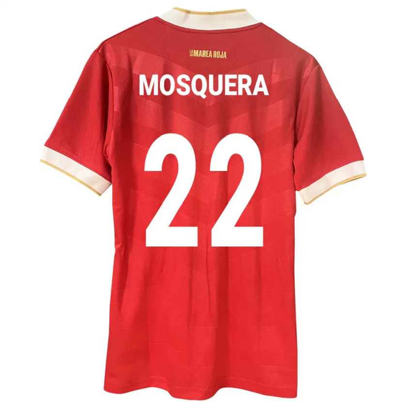 Danxen Kid Panama Orlando Mosquera #22 Red Home Jersey 24-26 T-Shirt