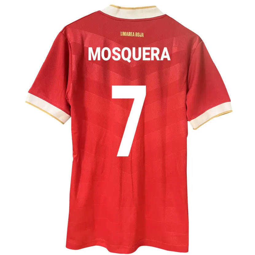 Danxen Kid Panama Rafael Mosquera #7 Red Home Jersey 24-26 T-Shirt