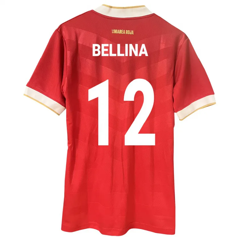 Danxen Kid Panama Lucca Bellina #12 Red Home Jersey 24-26 T-Shirt