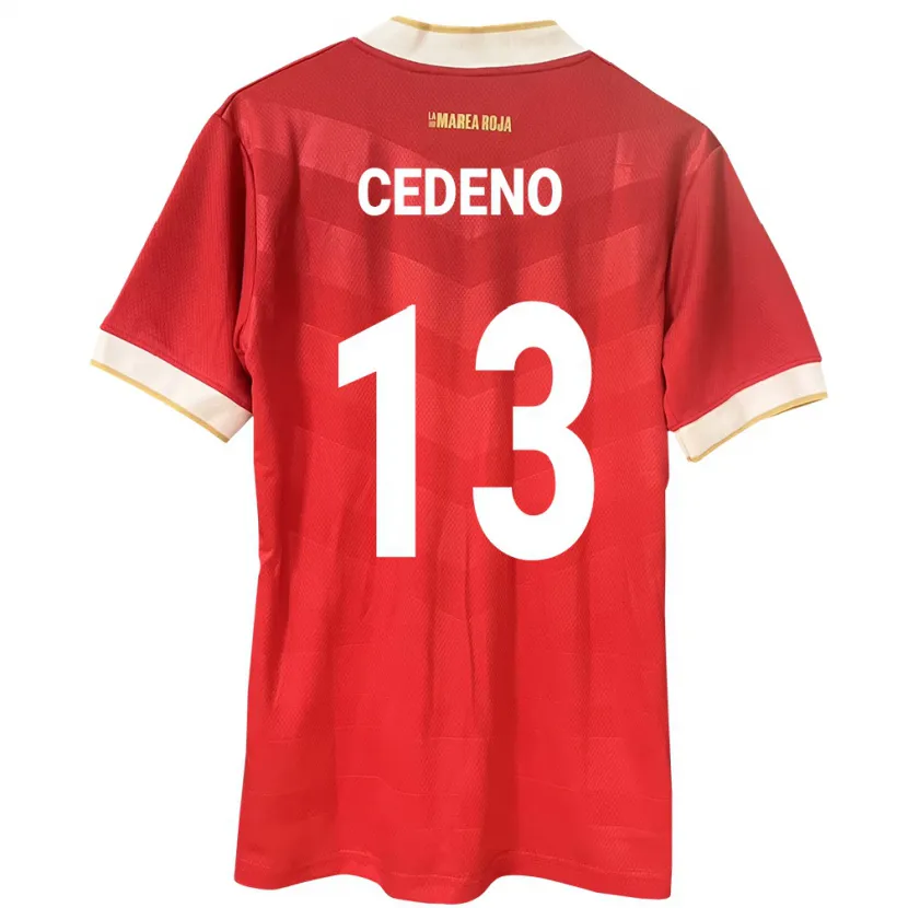 Danxen Kid Panama Edward Cedeño #13 Red Home Jersey 24-26 T-Shirt