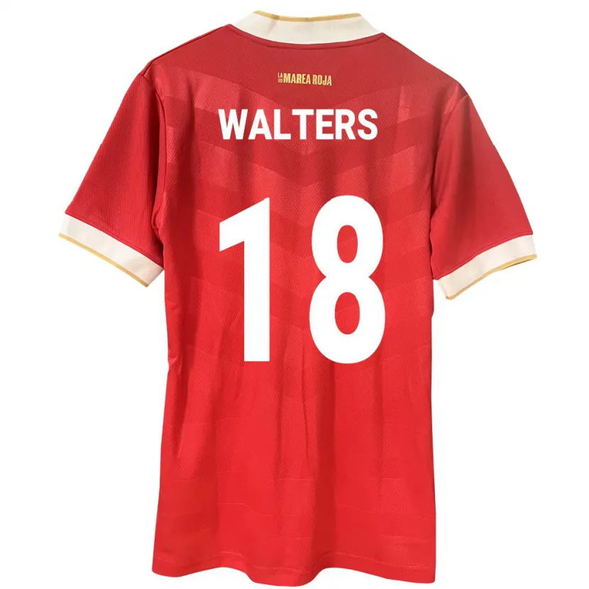 Danxen Kid Panama Kairo Walters #18 Red Home Jersey 24-26 T-Shirt