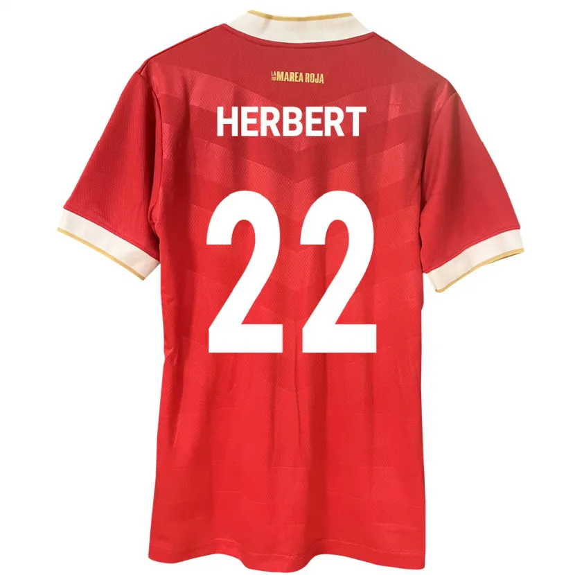 Danxen Kid Panama Antony Herbert #22 Red Home Jersey 24-26 T-Shirt