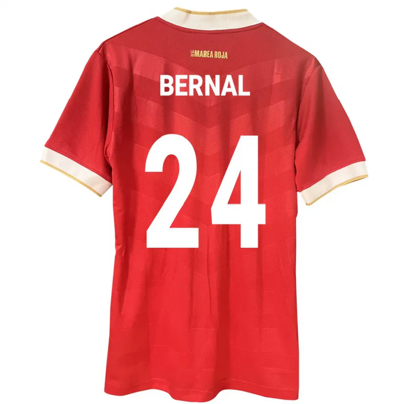 Danxen Kid Panama Kevin Bernal #24 Red Home Jersey 24-26 T-Shirt