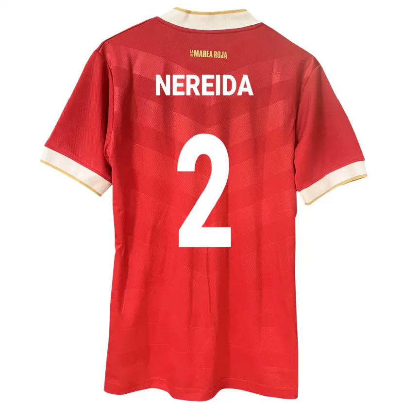 Danxen Kid Panama Juriel Nereida #2 Red Home Jersey 24-26 T-Shirt