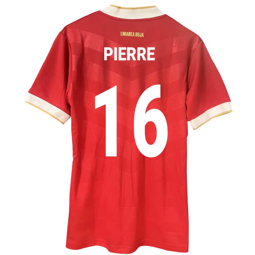 Danxen Kid Panama Jael Pierre #16 Red Home Jersey 24-26 T-Shirt