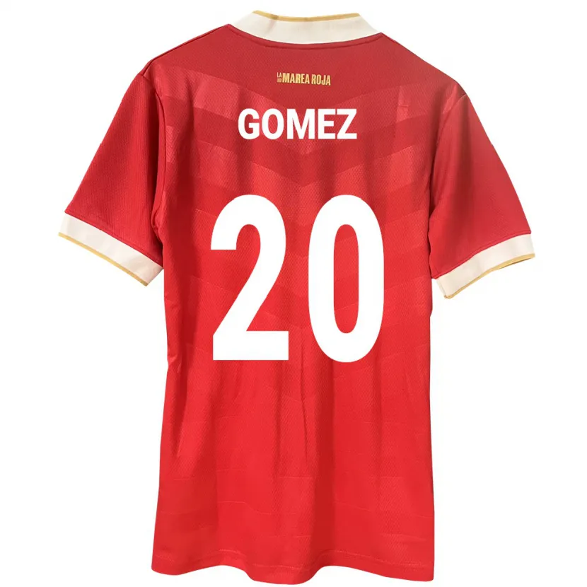 Danxen Kid Panama Ernesto Gómez #20 Red Home Jersey 24-26 T-Shirt