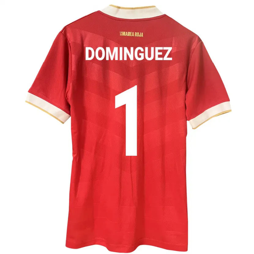 Danxen Kid Panama Valeska Domínguez #1 Red Home Jersey 24-26 T-Shirt