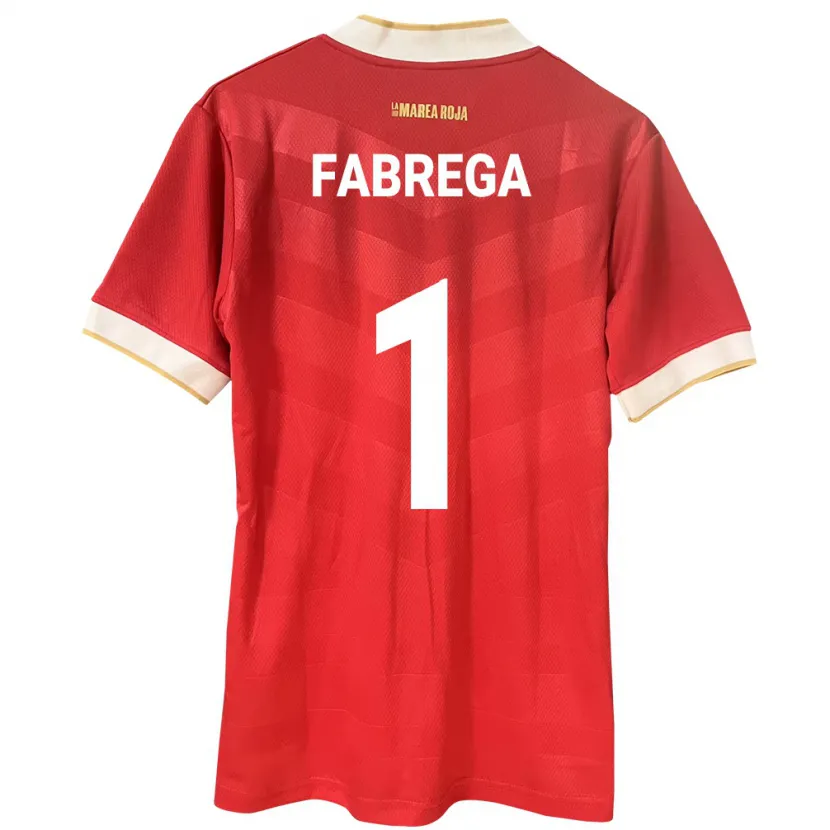 Danxen Kid Panama Sasha Fábrega #1 Red Home Jersey 24-26 T-Shirt