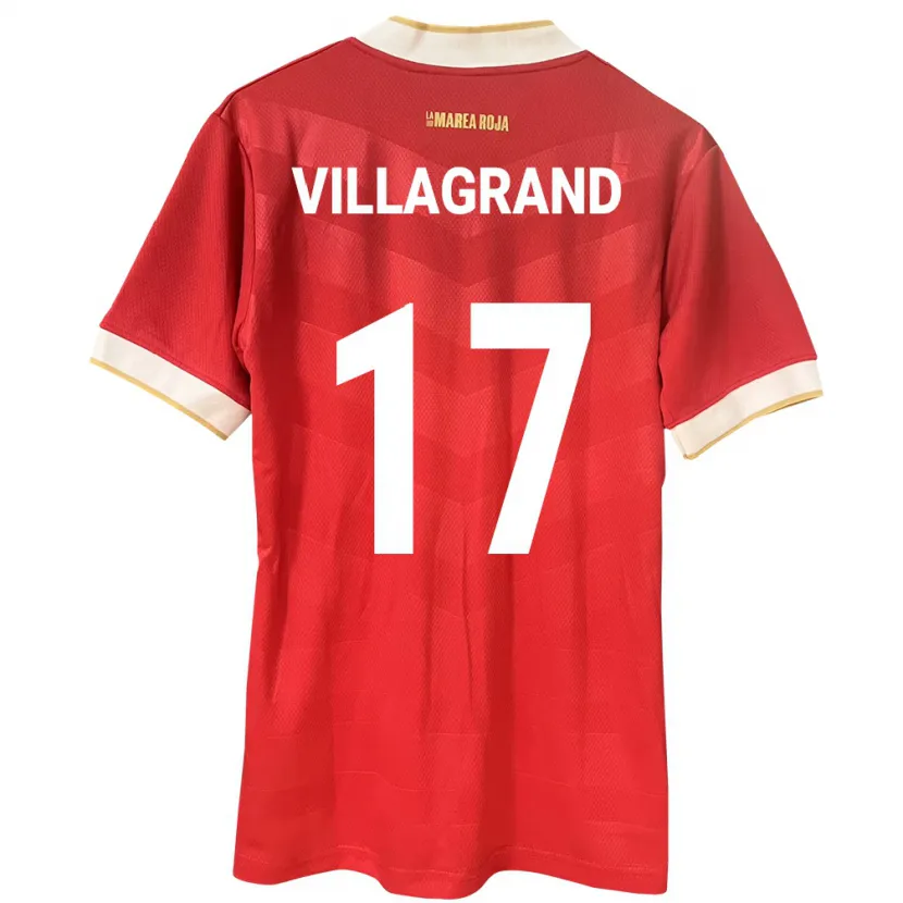 Danxen Kid Panama Gabriela Villagrand #17 Red Home Jersey 24-26 T-Shirt