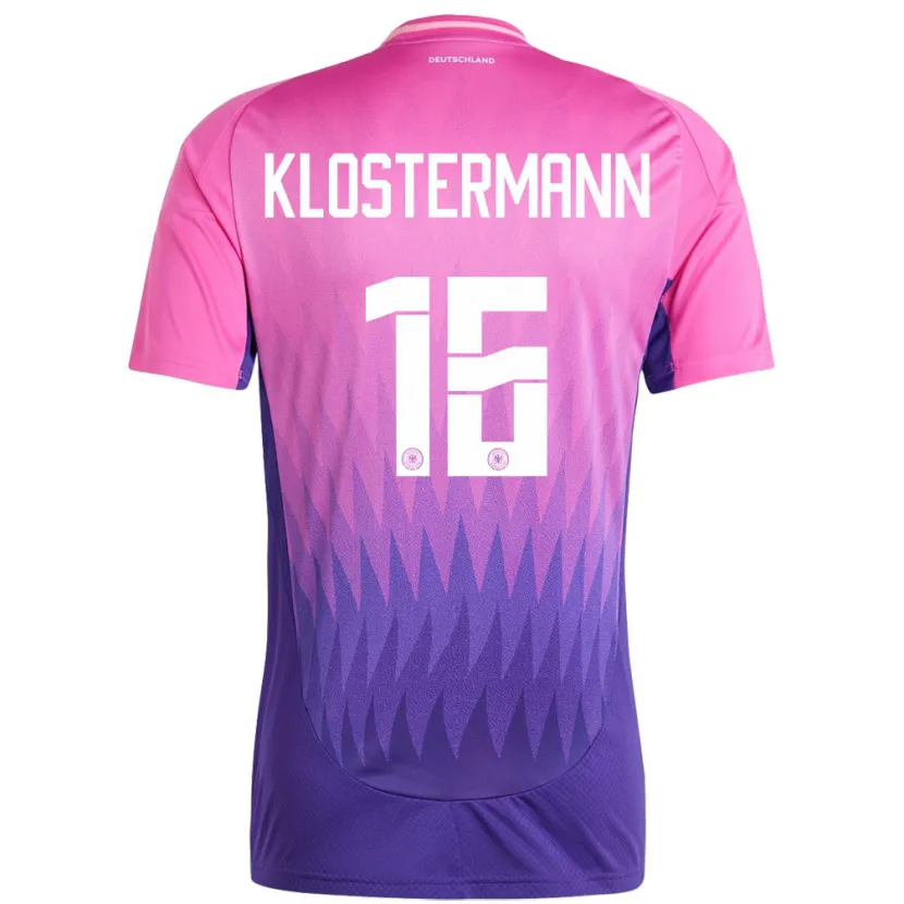 Danxen Kid Germany Lukas Klostermann #16 Pink Purple Away Jersey 24-26 T-Shirt